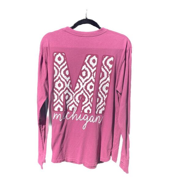 Royce Michigan Purple Long Sleeved Tee - Picture 5 of 12